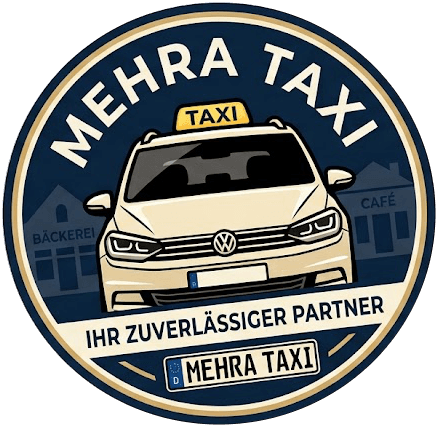 Mehra Taxi Logo – Ihr zuverlässiger Partner
